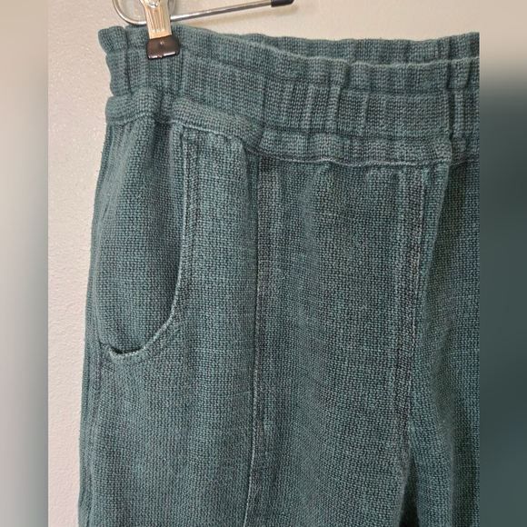Tribe A People United Hand Woven Cotton Green Pants Size Large - Picture 3 of 6